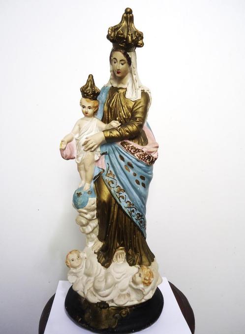 Statue Marie enfant Anges "Notre Dame Des Victoires"1900😍🙏, Antiquités & Art, Antiquités | Objets religieux, Enlèvement ou Envoi