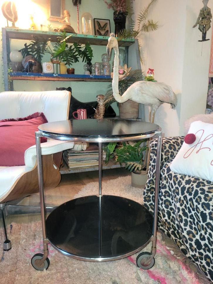 Vintage ikea strind serveertafeltje, Antiek en Kunst, Curiosa en Brocante, Ophalen