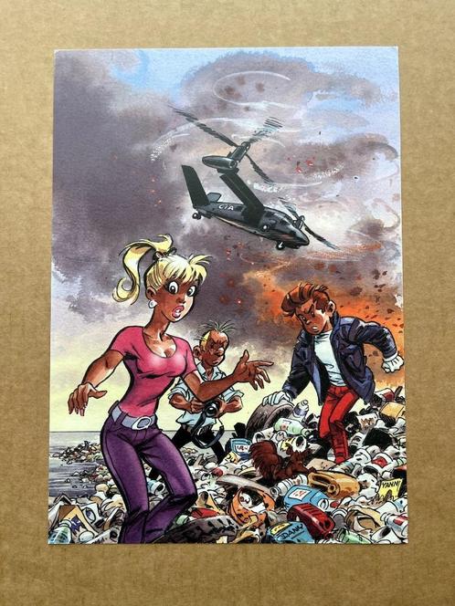 Ex Libris - Spirou - Et la gorgone bleue A4 - Dupuis 2023, Boeken, Stripverhalen, Verzenden