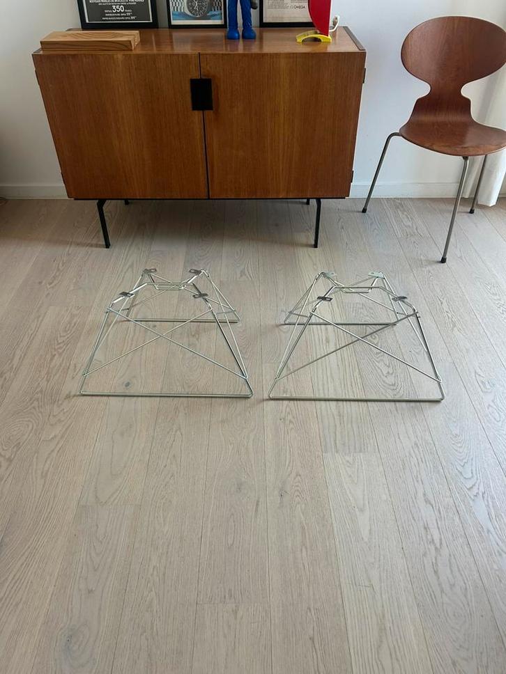 Eames Cats Cradle Base (onderstel) – Low Rod Base - chrome, Huis en Inrichting, Stoelen, Zo goed als nieuw, Zwart, Ophalen of Verzenden