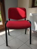 Lot de 12 chaises de bureau, Huis en Inrichting, Stoelen, Ophalen, Zo goed als nieuw, Rood, Eén