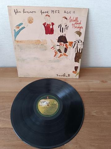 JOHN LENNON WALLS & BRIDGES 1974 LP krasvrij Vinyl album  beschikbaar voor biedingen