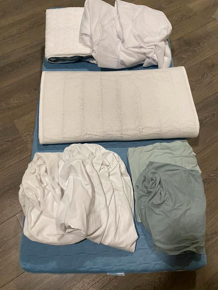 Matras Aerosleep Evolution Premium 120x60 compleet pakket, Kinderen en Baby's, Kinderkamer | Beddengoed, Zo goed als nieuw, Groen