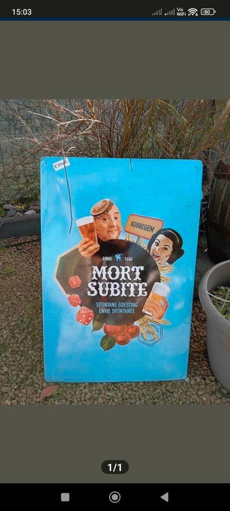 Moet Subite, Verzamelen, Biermerken, Zo goed als nieuw, Ophalen of Verzenden