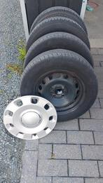 FIAT 500 banden 175/65 R14 op stalen velgen met wieldop, Ophalen, Gebruikt, Band(en)