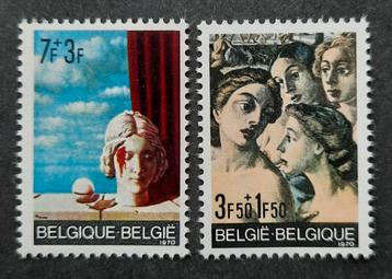Belgique : COB 1564/65 ** Solidarité 1970.