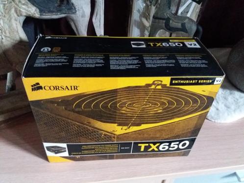 Corsair TX 650 watt V2-voeding, Computers en Software, Interne voedingen, Zo goed als nieuw, Ophalen of Verzenden