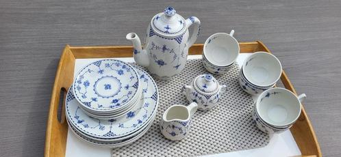 Koffieservies Delft-look 6pers in heel goede staat!, Huis en Inrichting, Keuken | Servies, Zo goed als nieuw, Compleet servies