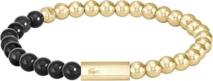 Lacoste Armband met kralen voor heren GRATIS LEVERING, Handtassen en Accessoires, Armbanden, Nieuw, Staal, Overige kleuren, Met bedels of kralen