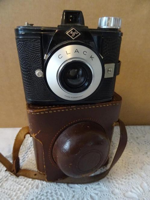 Agfa Clack camera fotocamera vintage camera Agfa Clack 1960, Audio, Tv en Foto, Fotocamera's Analoog, Gebruikt, Compact, Overige Merken