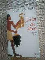 boek:la loi du désert +l'affaire Toutankhamon;Christian Jacq, Livres, Enlèvement ou Envoi, Comme neuf, Fiction