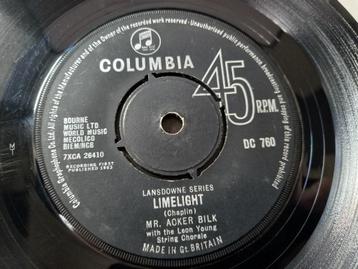 Mr. Acker Bilk‎ — Limelight / When You Smile '7 comme neuf !, Enlèvement ou Envoi, Single, Comme neuf, Pop