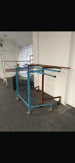 Metalen kar op wiellen 4stuks voor 50euro !!!, Enlèvement, Comme neuf