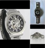 RSW automatisch horloge (skeleton), Handtassen en Accessoires, Horloges | Heren, Overige merken, Staal, Staal, Polshorloge