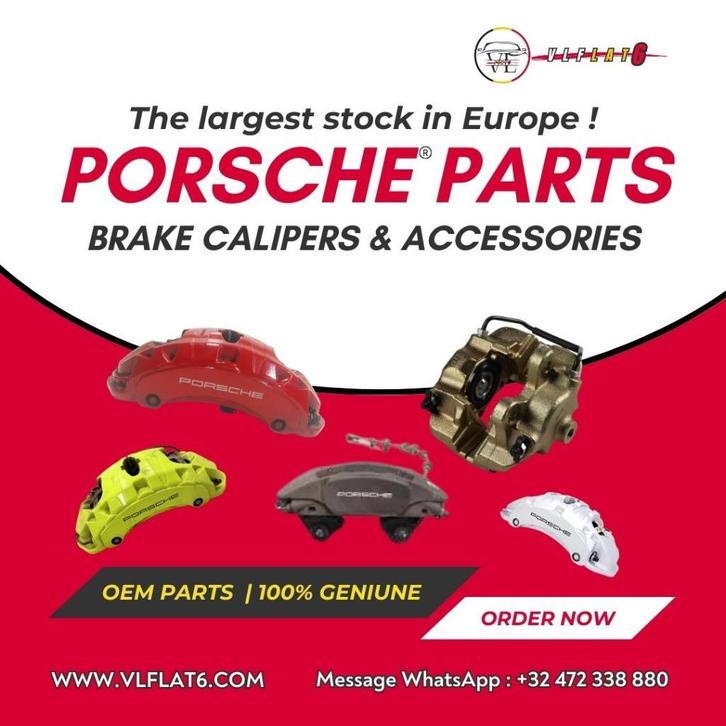 Porsche remklauwen en accessoires — alle modellen, Auto-onderdelen, Remmen en Aandrijving, Oldtimer onderdelen, Porsche, Gebruikt