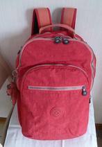 Kipling Grote schooltas „Seoul” fuchsia en zalm + aap, Handtassen en Accessoires, Tassen | Rugtassen, 45 tot 60 cm, Gebruikt, Kipling