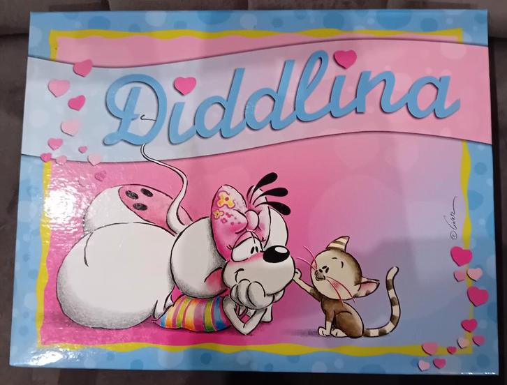 Diddl 80 vierkante blaadjes nummer 58 in schrijfwarenbox, Verzamelen, Diddl, Nieuw, Papier, Kaart of Schrift, Diddl, Ophalen of Verzenden