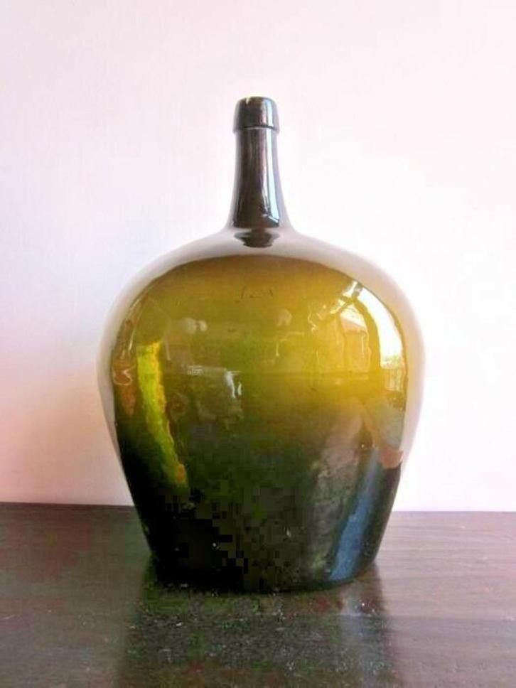 Demijohn Uitzonderlijke fles Dame Jeanne alcohol 18e, Antiek en Kunst, Antiek | Glaswerk en Kristal, Ophalen