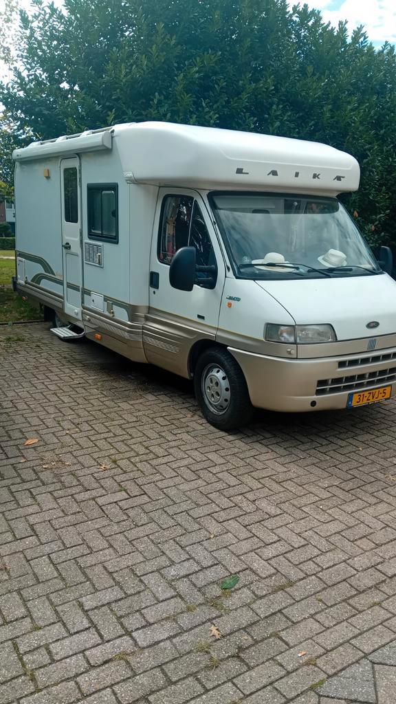 Te koop mooie kleine camper, Caravans en Kamperen, Mobilhomes, Particulier, Fiat, Fiat, Boiler, Douche, Koelkast, Luifel, Ophalen