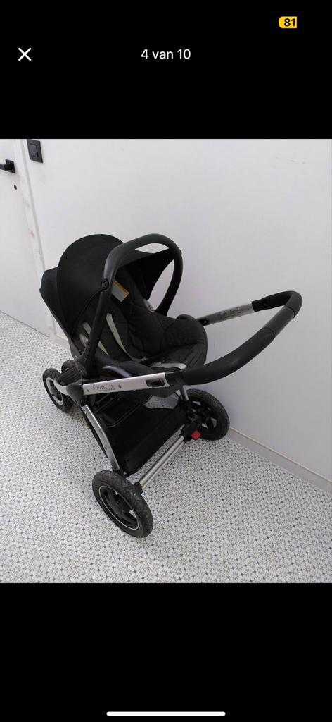 buggy 3in 1, Kinderen en Baby's, Kinderwagens en Combinaties, Zo goed als nieuw, Combiwagen, Maxi-Cosi, Met reiswieg, Verstelbare duwstang
