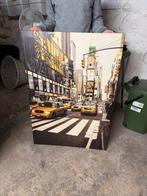 Toile tableau cadre photo New York IKEA, Ophalen, Zo goed als nieuw