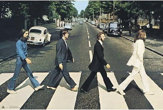 Poster the beatles abbey road | Poster | GRATIS LEVERING, Collections, Posters & Affiches, Neuf, Musique, Autres formes, Envoi