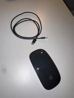 Apple Magic Mouse (2024) - Zwart, Computers en Software, Muizen, Ophalen, Muis, Zo goed als nieuw, Draadloos