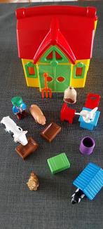 Playmobil 1.2.3 Meeneemboerderij met dieren - 6962, Complete set, Zo goed als nieuw, Ophalen