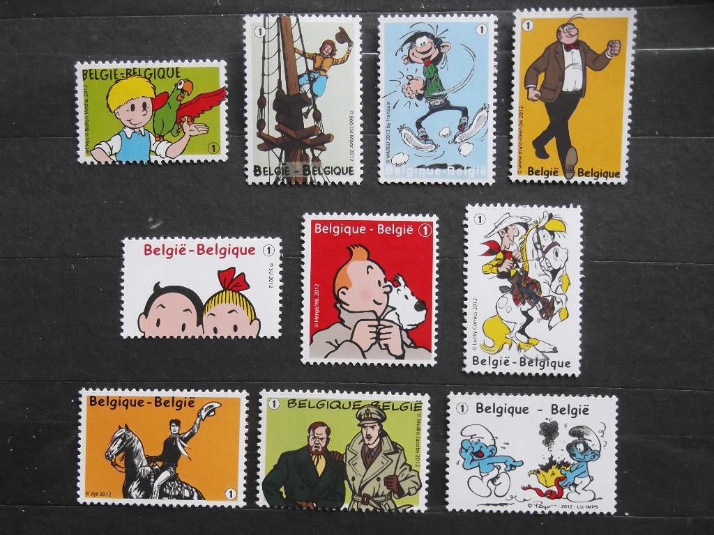 4258-4267 Belgique, pays de BD - België, stripland MNH, Ophalen of Verzenden, Postfris, Frankeerzegel