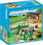 Playmobil verzorgingsplaats met konijnen - 5123, Comme neuf, Ensemble complet, Enlèvement ou Envoi