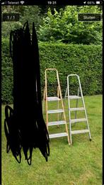 2 trapladders, Doe-het-zelf en Bouw, Ladders en Trappen, Ophalen, Gebruikt, Trap