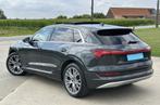 Audi e-tron 55 Quattro S Line 2020 409pk FULL OPTION, Auto's, Audi, Automaat, Zwart, Leder, 5 zetels