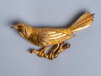 Fantasiebroche "vogel" uit de jaren 50, Overige materialen, 4 tot 7 cm, Verzenden, Zo goed als nieuw