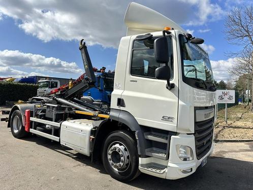 DAF CF 460 4x2 19T MARREL ABROLLKIPPER HAKEN - 5.10M + 1.30M, Auto's, Vrachtwagens, Bedrijf, Te koop, ABS, Elektrische ramen, Navigatiesysteem