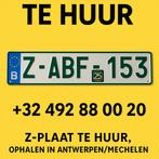 Z-plaat voor keuring verplaatsing vervoer