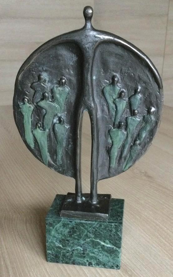 Bronzen beeldje van Corry Ammerlaan-Niekerk, Antiek en Kunst, Kunst | Beelden en Houtsnijwerken, Ophalen of Verzenden