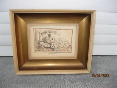 J.B.HUET, Antiek en Kunst, Kunst | Litho's en Zeefdrukken, Ophalen of Verzenden