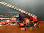 Vintage Playmobil set 3525 brandweerladder wagen 1986, Enlèvement ou Envoi, Utilisé, Autres marques