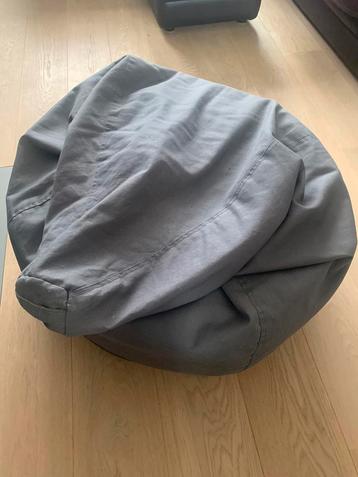 pouf - Casa winkel, Rond, Gris, Comme neuf, 50 à 75 cm