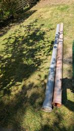 2 buizen van 3 meter, Doe-het-zelf en Bouw, Buizen en Afvoer, Ophalen, PVC, 2 tot 4 meter, 80 mm of meer