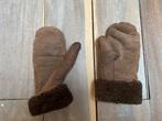 Bruine handschoenen van echte schapenvacht Vintage, Kleding | Dames, Maat 38/40 (M), Verzenden, Fabrication artisanale, Gedragen