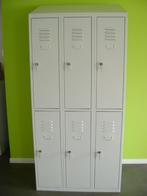 lockerkast lockers metaal 6 deurtjes met schuin dak nieuw, Ophalen, Nieuw