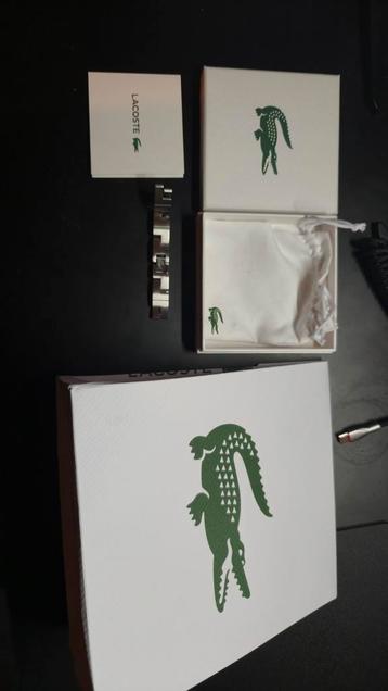 Lacoste armband grijs. beschikbaar voor biedingen