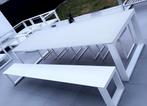 Tuinset Manutti, Tuin en Terras, Tuinsets en Loungesets, Ophalen, Bank, Aluminium, 8 zitplaatsen