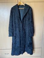 Echte Pelsmantel Winter jas, Ophalen, Zwart, Maat 46/48 (XL) of groter, Zo goed als nieuw