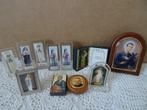 Collectie devotionele objecten Jezus Maria Franciscus paus, Verzamelen, Overige typen, Ophalen of Verzenden, Christendom | Katholiek