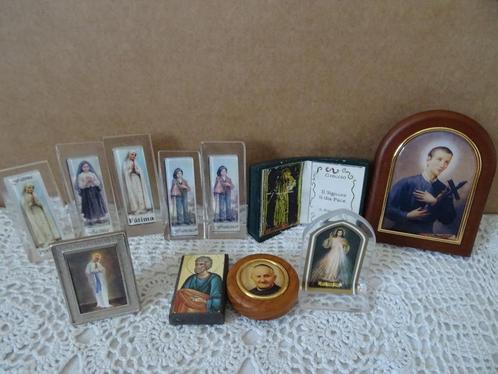 Collectie devotionele objecten Jezus Maria Franciscus paus, Verzamelen, Religie, Zo goed als nieuw, Christendom | Katholiek, Overige typen