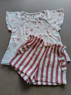 T-shirt + short Zara (9-12 maand) maat 80, Ophalen, Meisje, Zo goed als nieuw, Setje