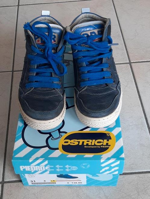 Hoge kobaltblauwe nubuk schoenen PIEDRO maat 31, Kinderen en Baby's, Kinderkleding | Schoenen en Sokken, Gebruikt, Schoenen, Jongen