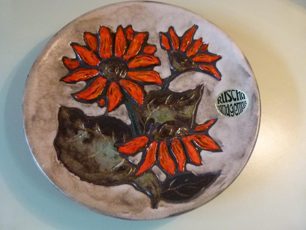 vintage kavel wandborden Ruscha 60-70er jaren 5 stuks, Enlèvement, Maison et Meubles